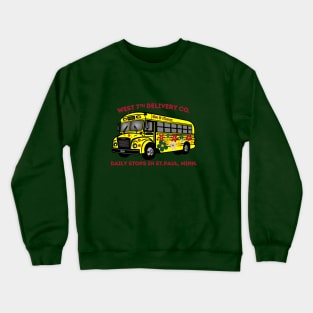 Minnesota Wild West 7th Delivery Co. Gus Bus. and Flower 2 Crewneck Sweatshirt